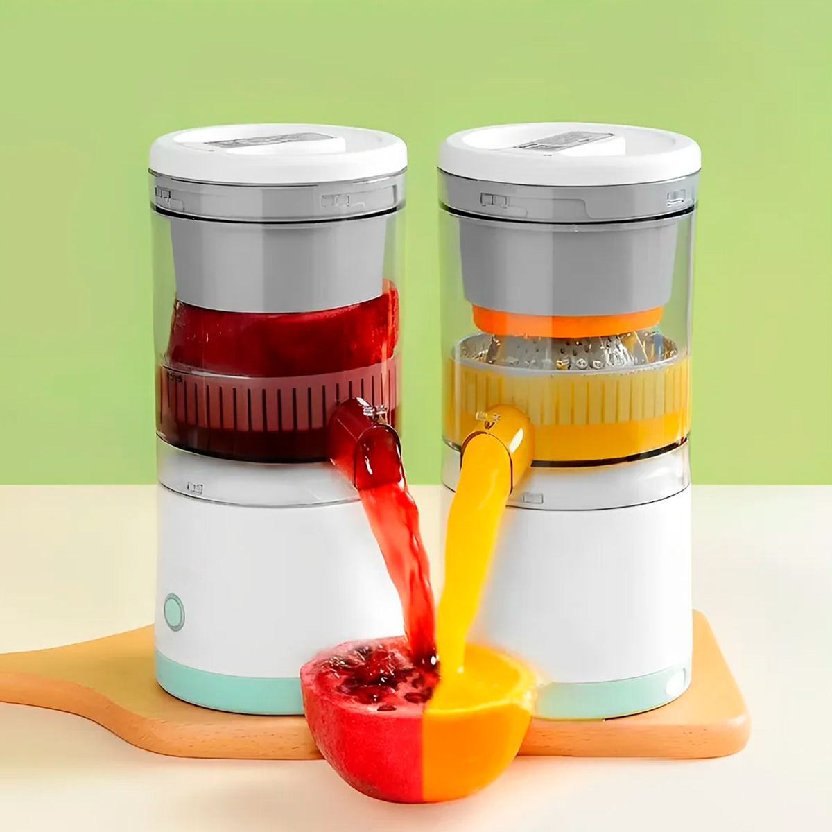 Espremedor De Frutas Portátil Usb - Verde