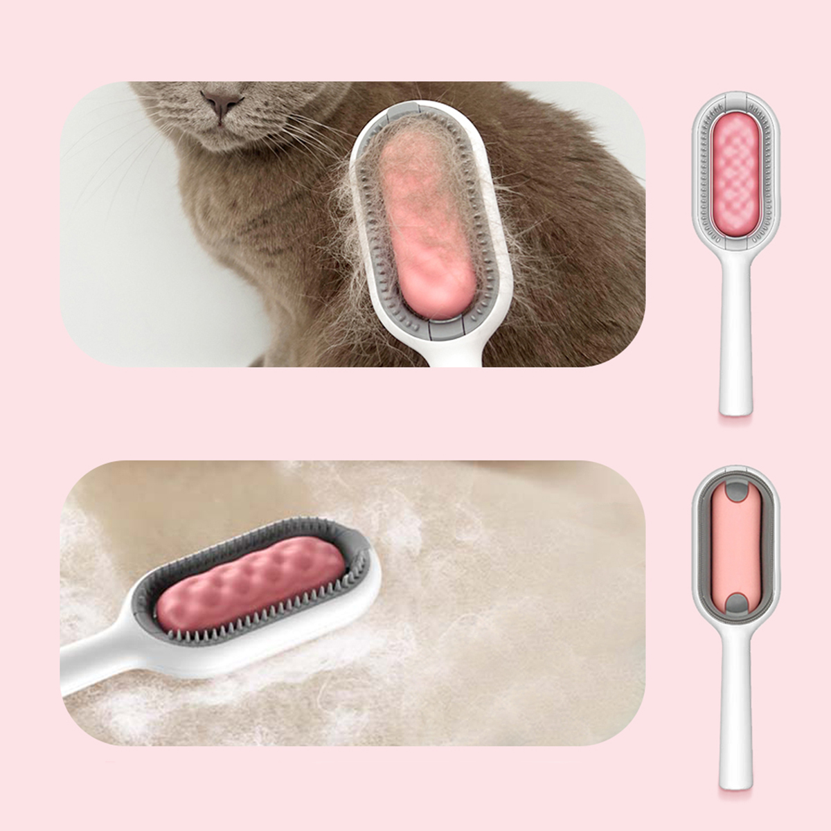 Escova Tira Pelos Pet  Sofa Tapete Cama R...